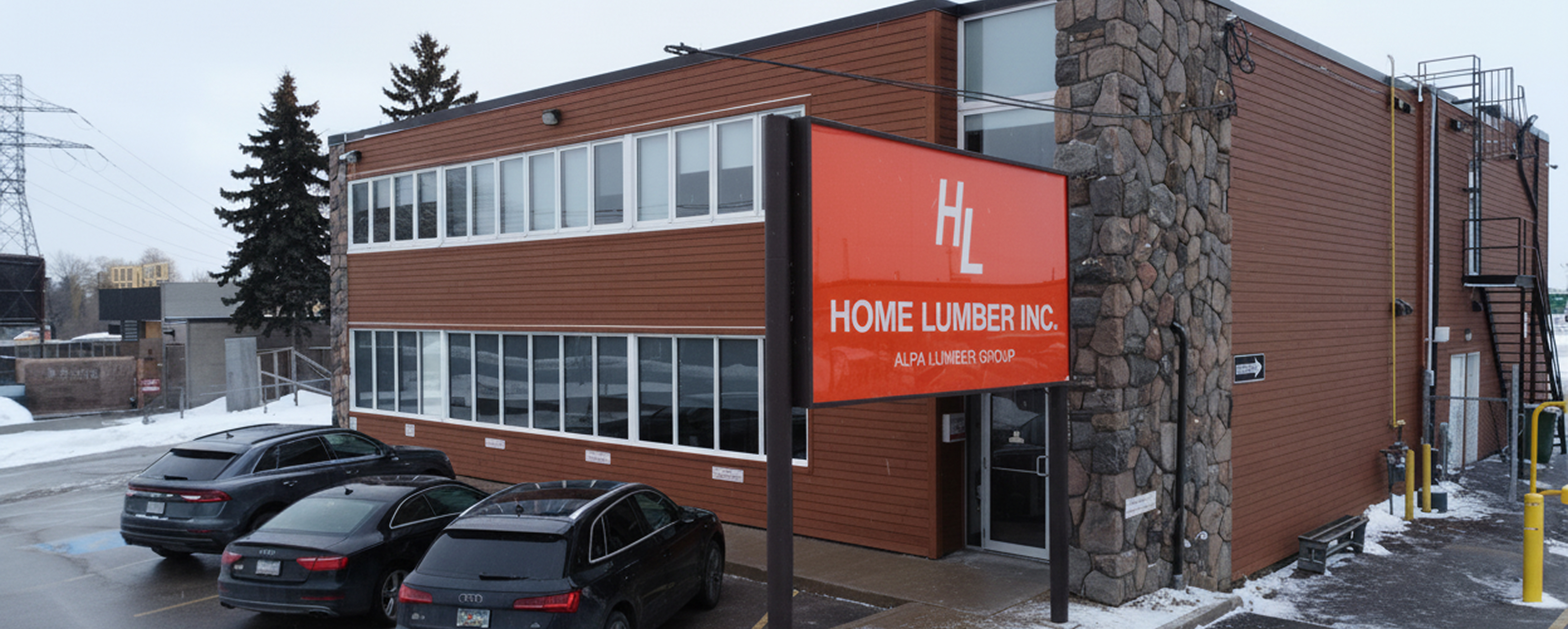 The Home Lumber Inc. facility on Birchmount Road in Scarborough, Ontario