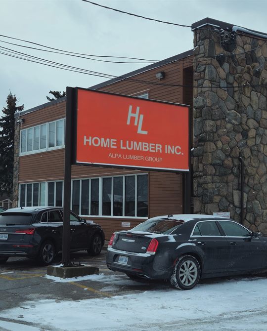 Home Lumber Inc. head office and yard